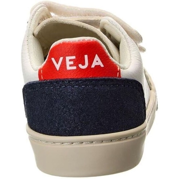 Veja V-12 child size 2  Multico Chrome-Free Leather sneakers Shoes - Picture 2 of 8